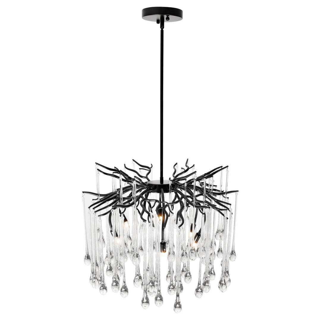 CWI Lighting Canada - 1094P26-6-101 - Six Light Chandelier - Anita - Black