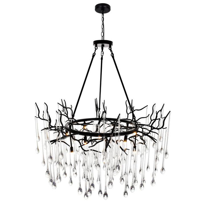 CWI Lighting Canada - 1094P43-12-101 - 12 Light Chandelier - Anita - Black