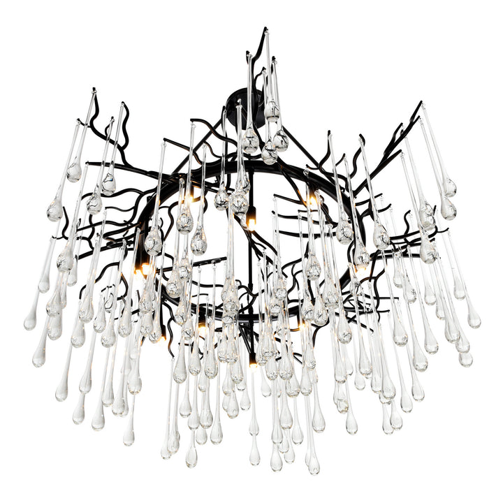 CWI Lighting Canada - 1094P43-12-101 - 12 Light Chandelier - Anita - Black