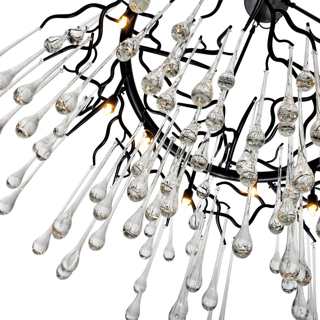 CWI Lighting Canada - 1094P43-12-101 - 12 Light Chandelier - Anita - Black