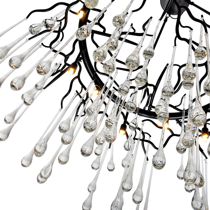 CWI Lighting Canada - 1094P43-12-101 - 12 Light Chandelier - Anita - Black