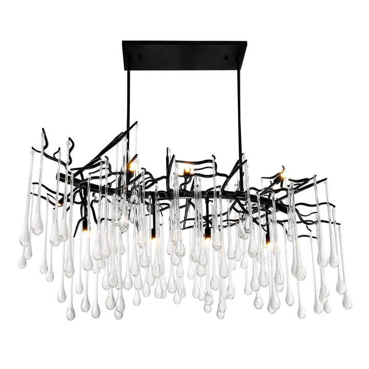 CWI Lighting Canada - 1094P47-10-101 - Ten Light Chandelier - Anita - Black