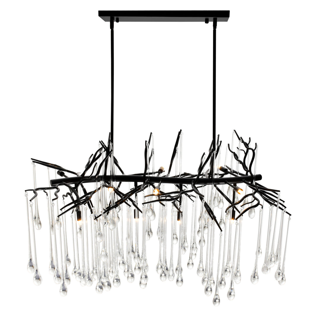 CWI Lighting Canada - 1094P47-10-101 - Ten Light Chandelier - Anita - Black