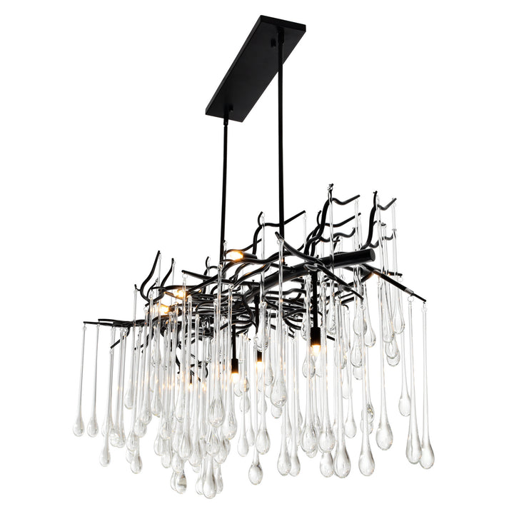 CWI Lighting Canada - 1094P47-10-101 - Ten Light Chandelier - Anita - Black