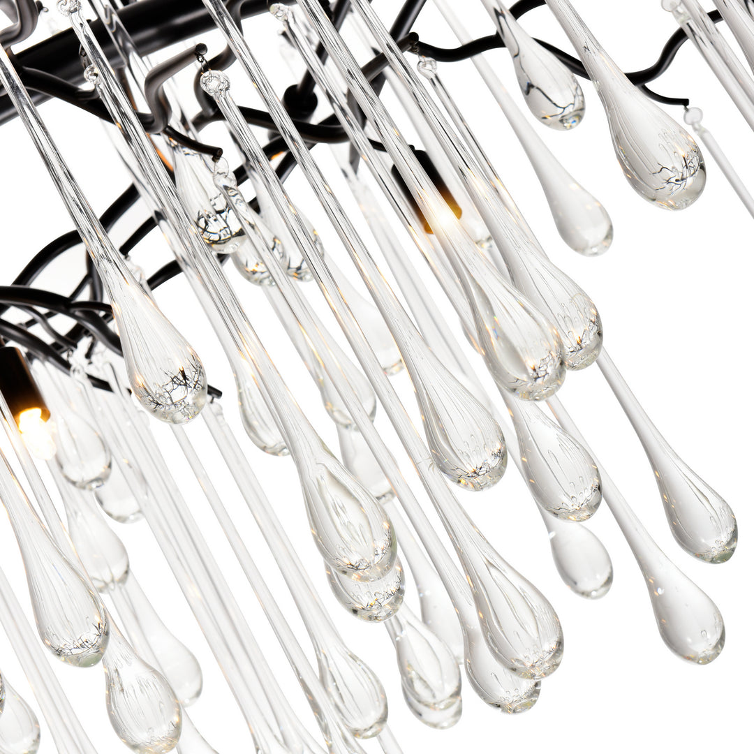 CWI Lighting Canada - 1094P47-10-101 - Ten Light Chandelier - Anita - Black