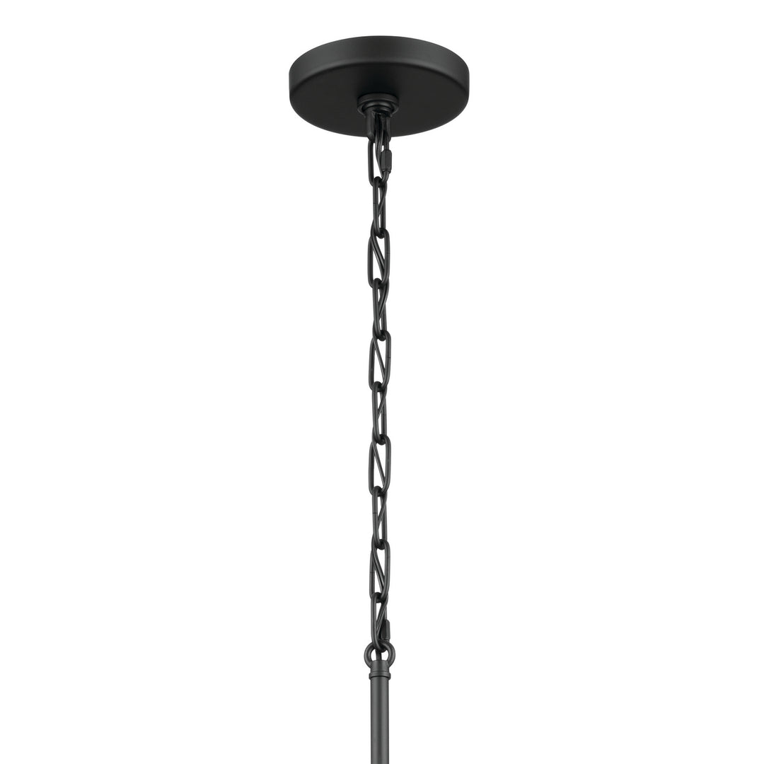 Kichler Canada - 52435BK - Three Light Chandelier - Stamos - Black