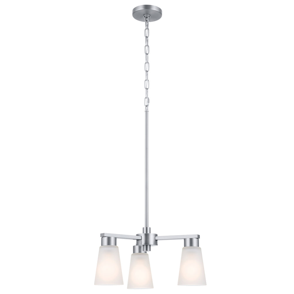Kichler Canada - 52435NI - Three Light Chandelier - Stamos - Brushed Nickel
