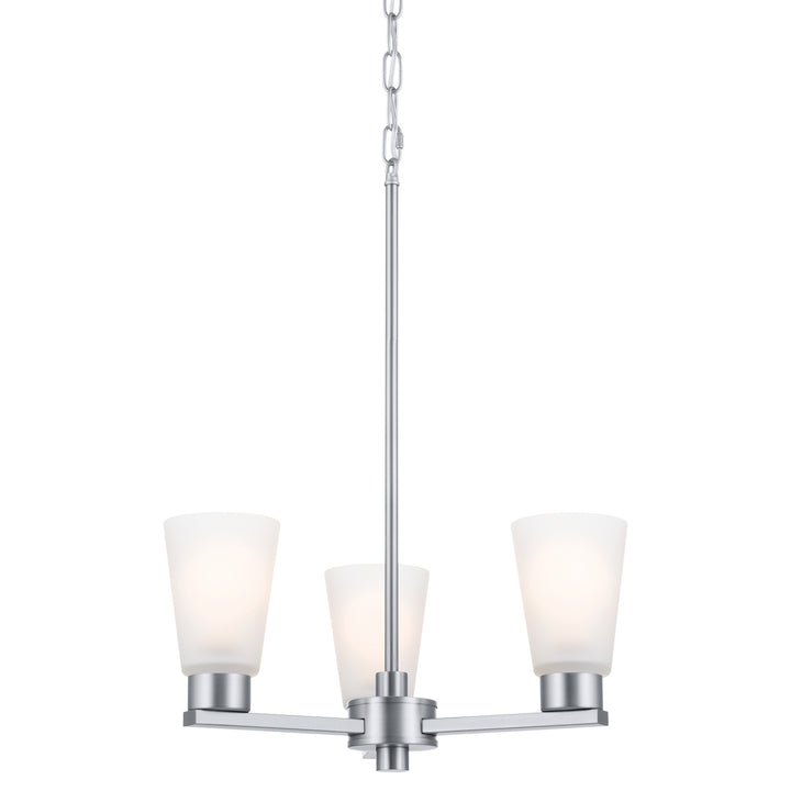 Kichler Canada - 52435NI - Three Light Chandelier - Stamos - Brushed Nickel
