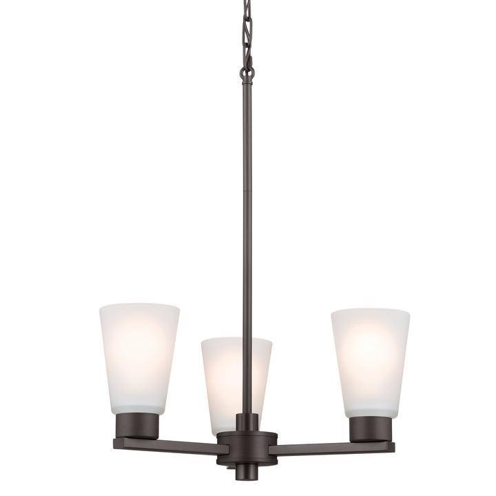 Kichler Canada - 52435OZ - Three Light Chandelier - Stamos - Olde Bronze