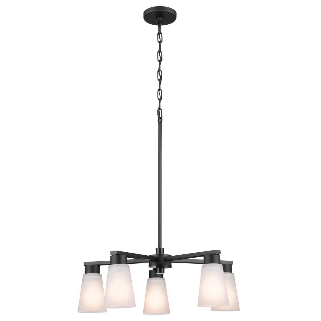Kichler Canada - 52436BK - Five Light Chandelier - Stamos - Black