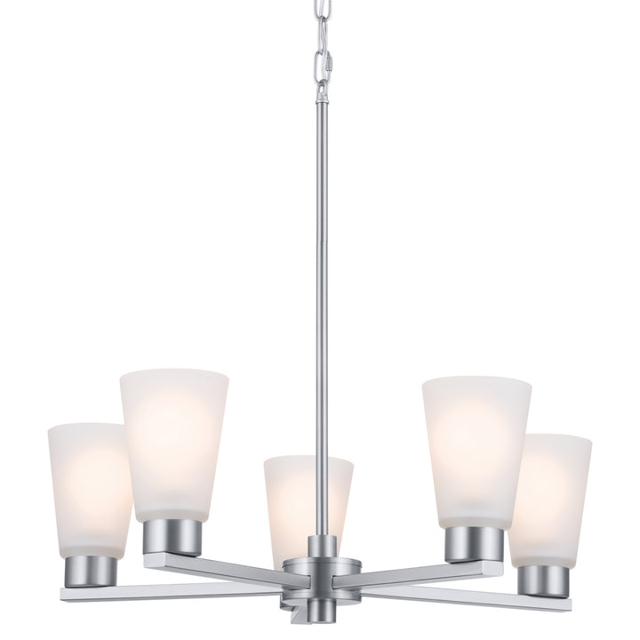 Kichler Canada - 52436NI - Five Light Chandelier - Stamos - Brushed Nickel