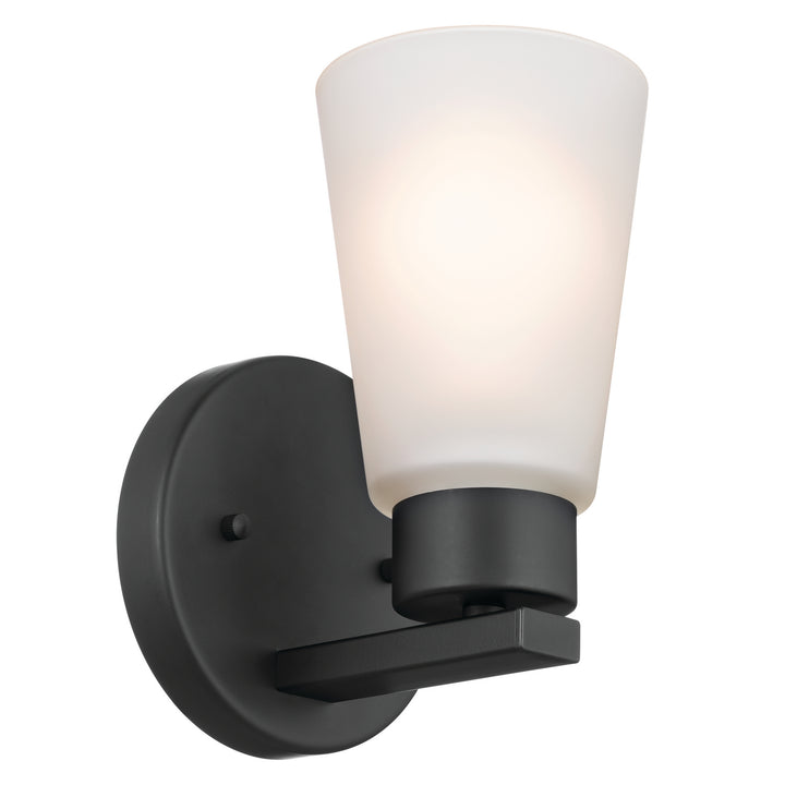 Kichler Canada - 52437BK - One Light Wall Sconce - Stamos - Black