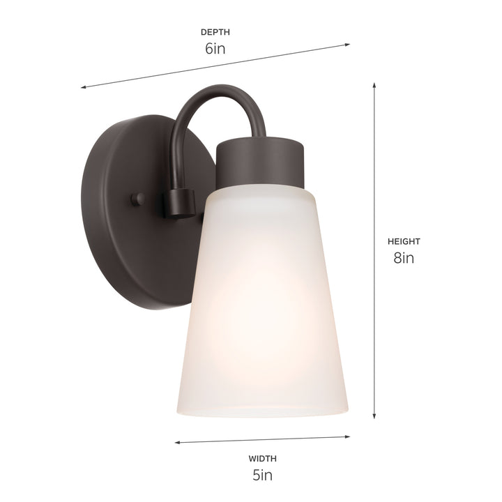Kichler Canada - 52445OZ - One Light Wall Sconce - Erma - Olde Bronze