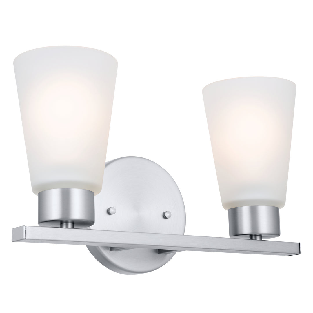Kichler Canada - 55120NI - Two Light Bath - Stamos - Brushed Nickel