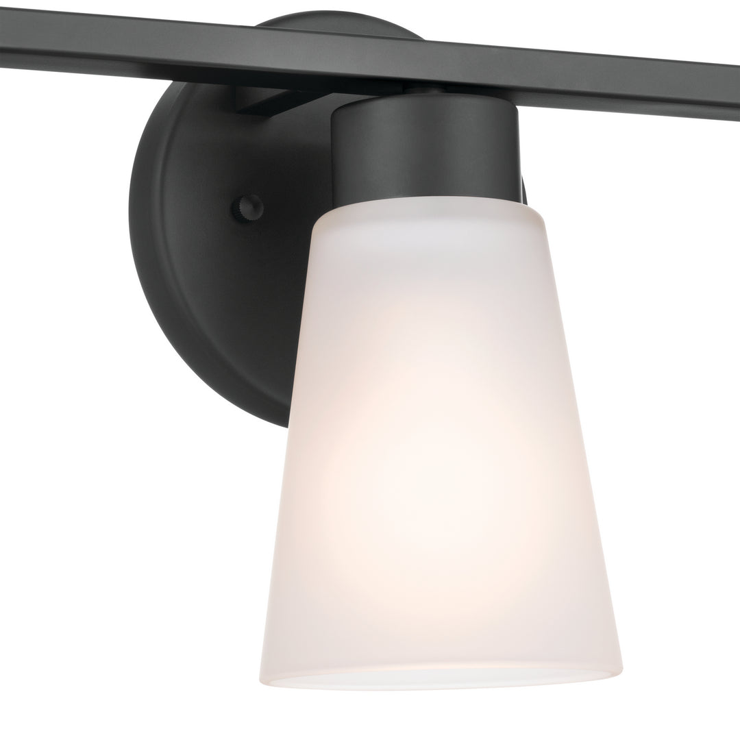 Kichler Canada - 55121BK - Three Light Bath - Stamos - Black