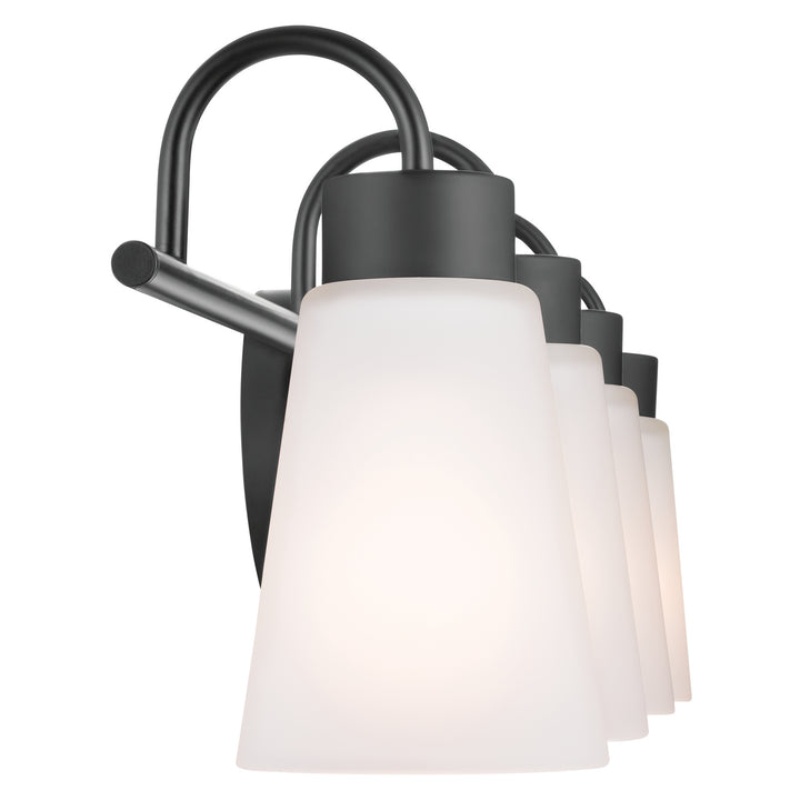 Kichler Canada - 55127BK - Four Light Bath - Erma - Black