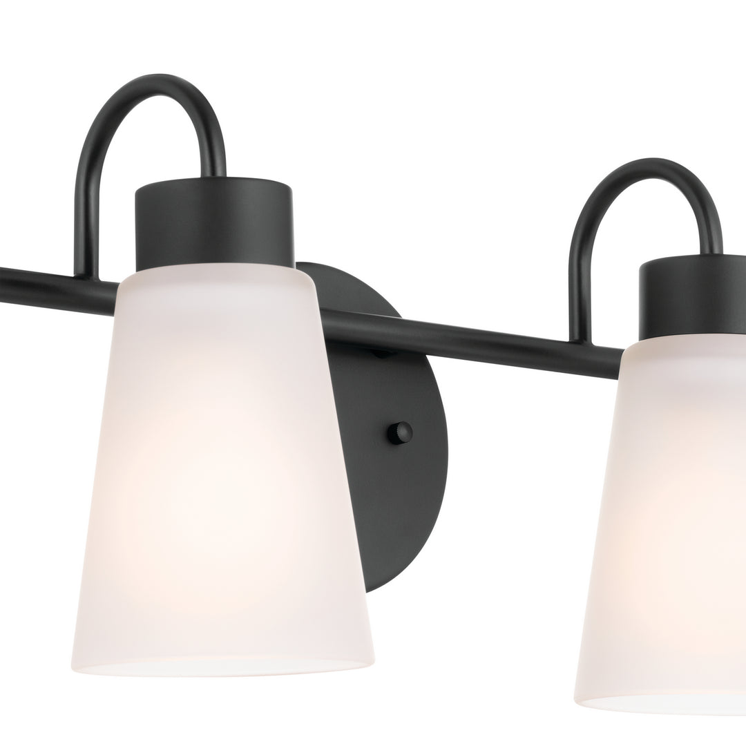 Kichler Canada - 55127BK - Four Light Bath - Erma - Black