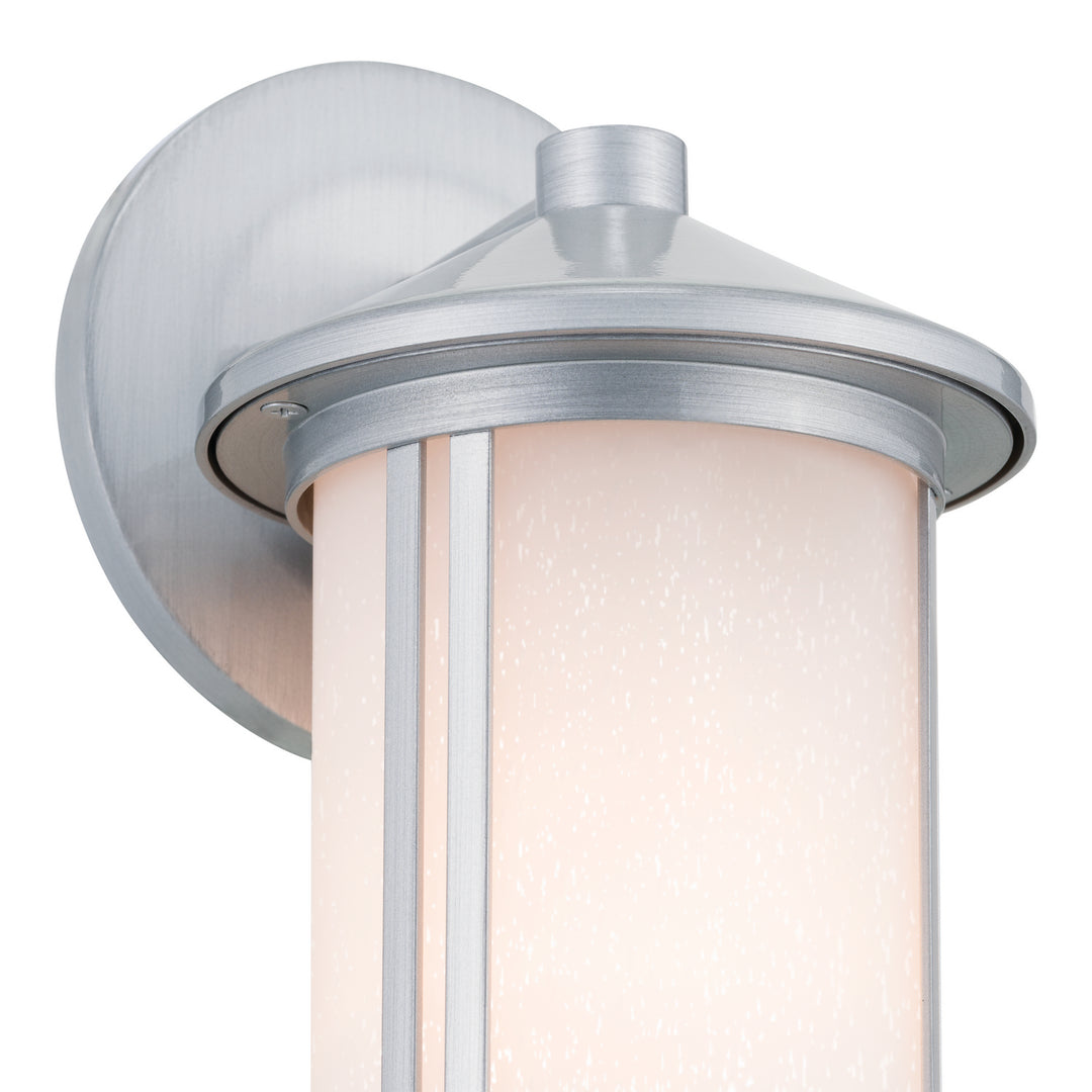 Kichler Canada - 59098BA - One Light Outdoor Wall Mount - Lombard - Brushed Aluminum