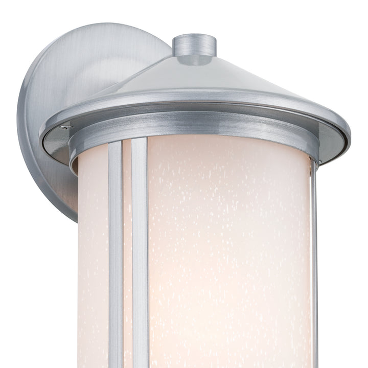 Kichler Canada - 59099BA - One Light Outdoor Wall Mount - Lombard - Brushed Aluminum