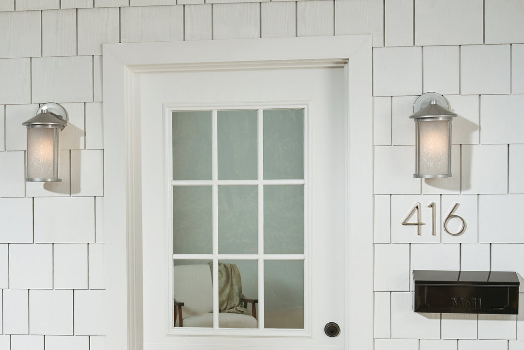 Kichler Canada - 59099BA - One Light Outdoor Wall Mount - Lombard - Brushed Aluminum
