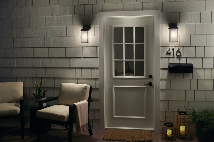 Kichler Canada - 59099BA - One Light Outdoor Wall Mount - Lombard - Brushed Aluminum