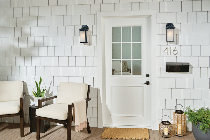 Kichler Canada - 59099BK - One Light Outdoor Wall Mount - Lombard - Black