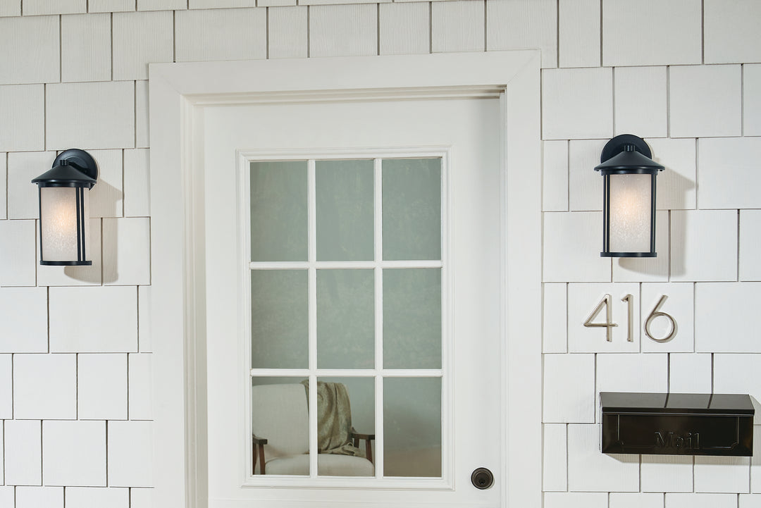 Kichler Canada - 59099BK - One Light Outdoor Wall Mount - Lombard - Black