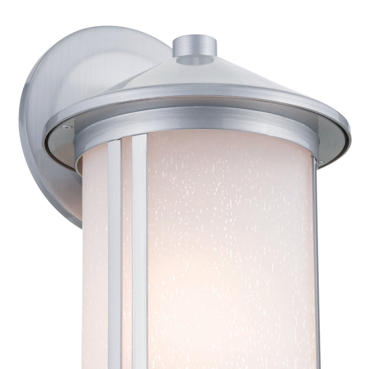 Kichler Canada - 59100BA - One Light Outdoor Wall Mount - Lombard - Brushed Aluminum