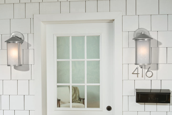 Kichler Canada - 59100BA - One Light Outdoor Wall Mount - Lombard - Brushed Aluminum