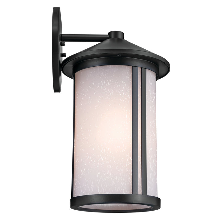 Kichler Canada - 59100BK - One Light Outdoor Wall Mount - Lombard - Black