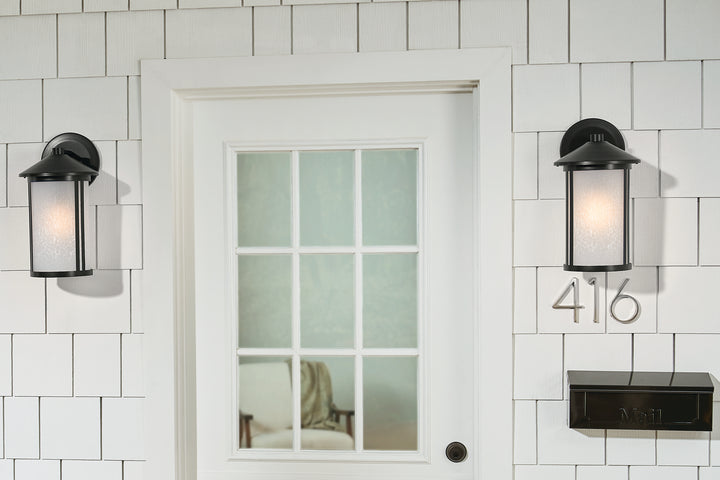 Kichler Canada - 59100BK - One Light Outdoor Wall Mount - Lombard - Black