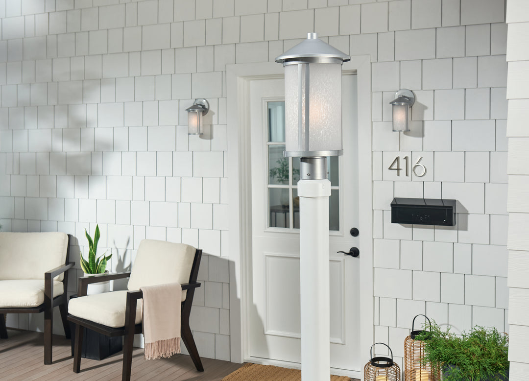 Kichler Canada - 59101BA - One Light Outdoor Post Mount - Lombard - Brushed Aluminum