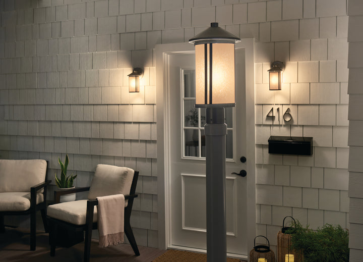 Kichler Canada - 59101BA - One Light Outdoor Post Mount - Lombard - Brushed Aluminum