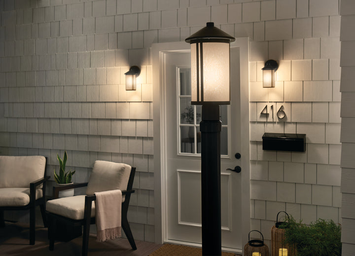 Kichler Canada - 59101BK - One Light Outdoor Post Mount - Lombard - Black