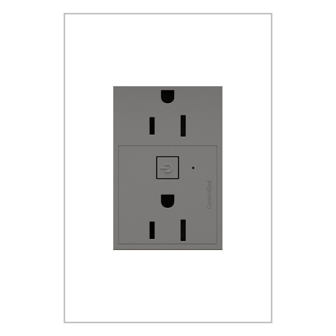 Legrand Canada - WNAR153M1 - Plus-Sized 15A Outlet - Magnesium