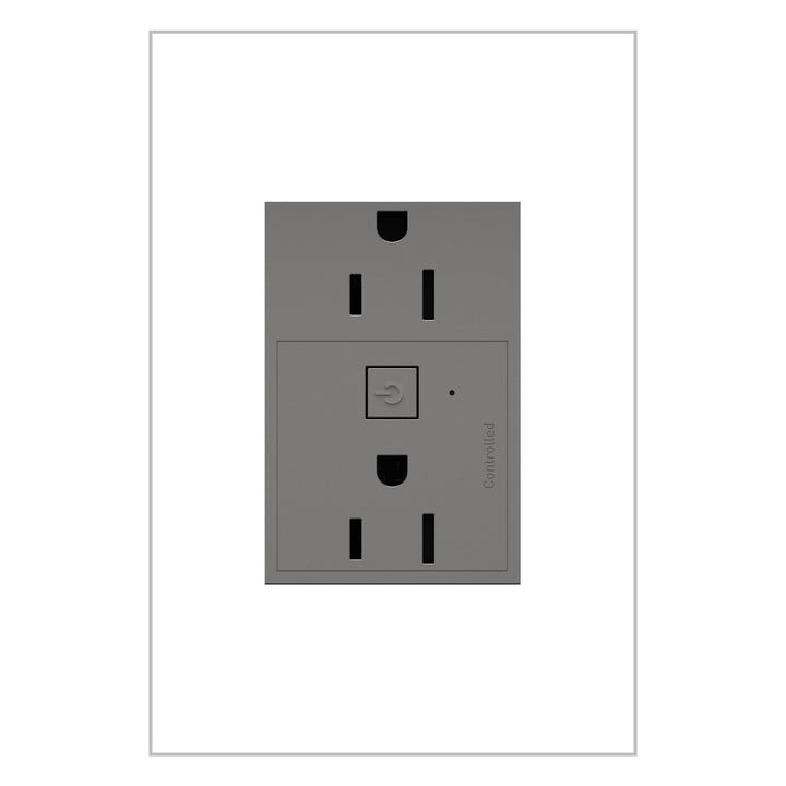 Legrand Canada - WNAR153M1 - Plus-Sized 15A Outlet - Magnesium