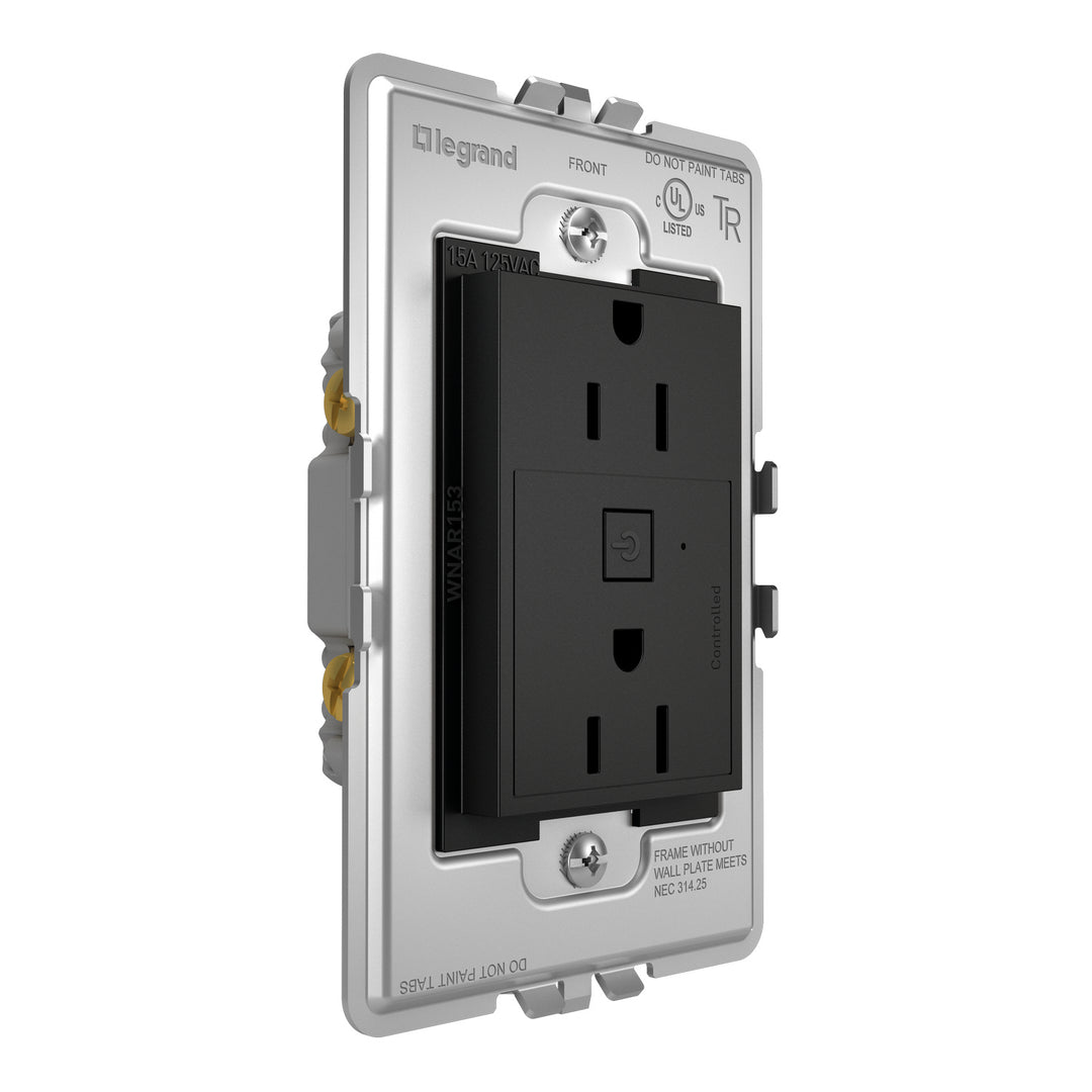 Legrand Canada - WNAR153G1 - Plus-Sized 15A Outlet - Graphite