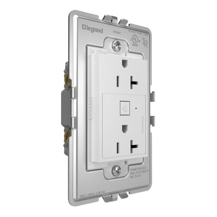 Legrand Canada - WNAR203W1 - Plus-Sized 20A Outlet - White
