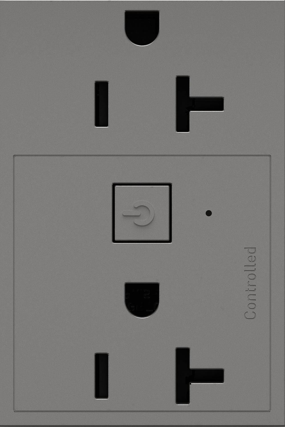 Legrand Canada - WNAR203M1 - Plus-Sized 20A Outlet - Magnesium