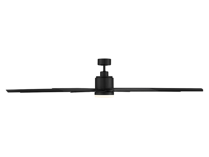 Meridian - M2025MBK - 72" Outdoor Ceiling Fan - Bluffton - Matte Black