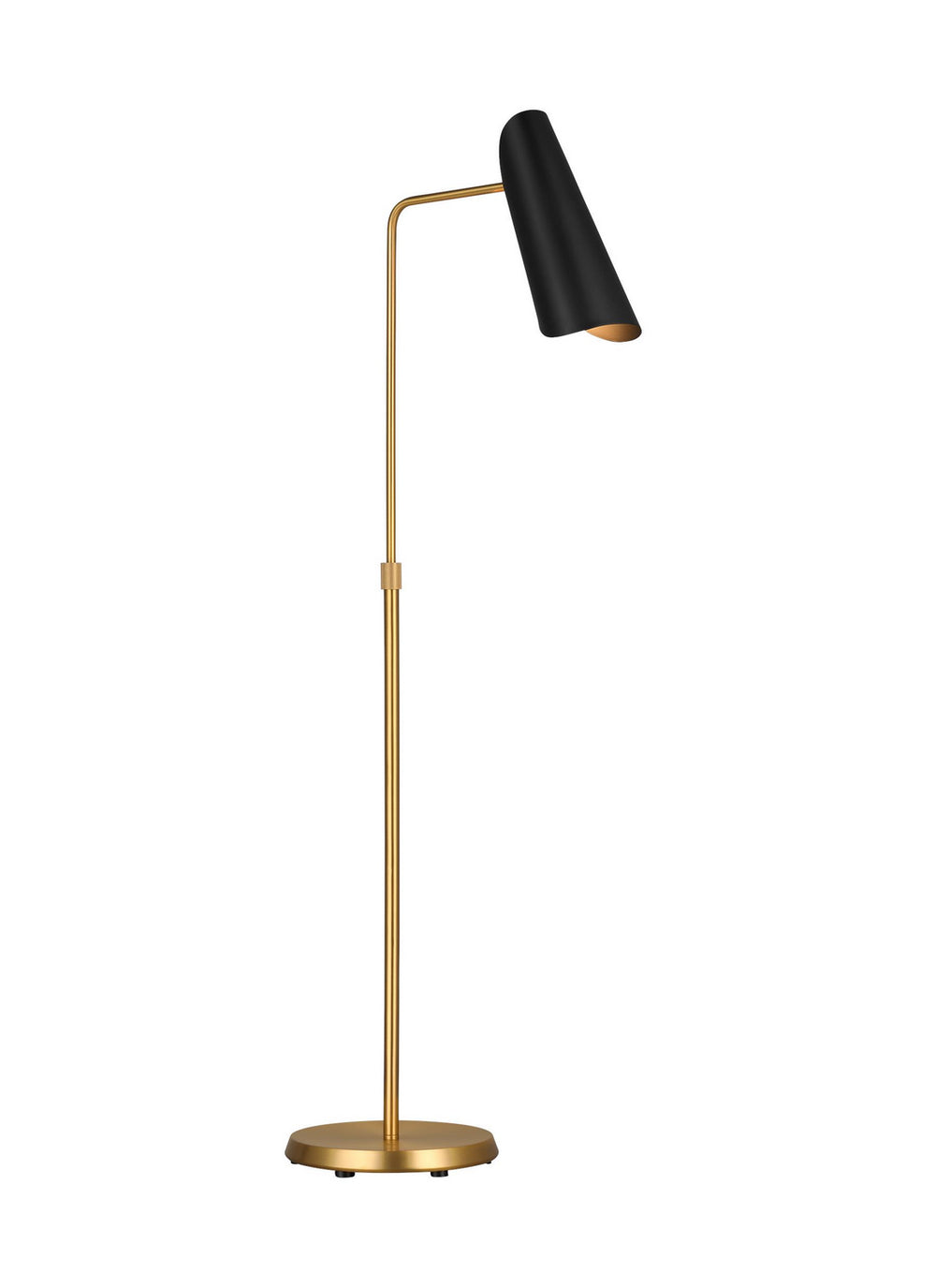 Visual Comfort Studio Canada - AET1001BBSMBK1 - One Light Floor Lamp - Tresa - Midnight Black and Burnished Brass