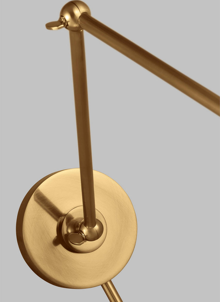 Visual Comfort Studio Canada - CW1161MBKBBS - One Light Wall Sconce - Wellfleet - Midnight Black and Burnished Brass