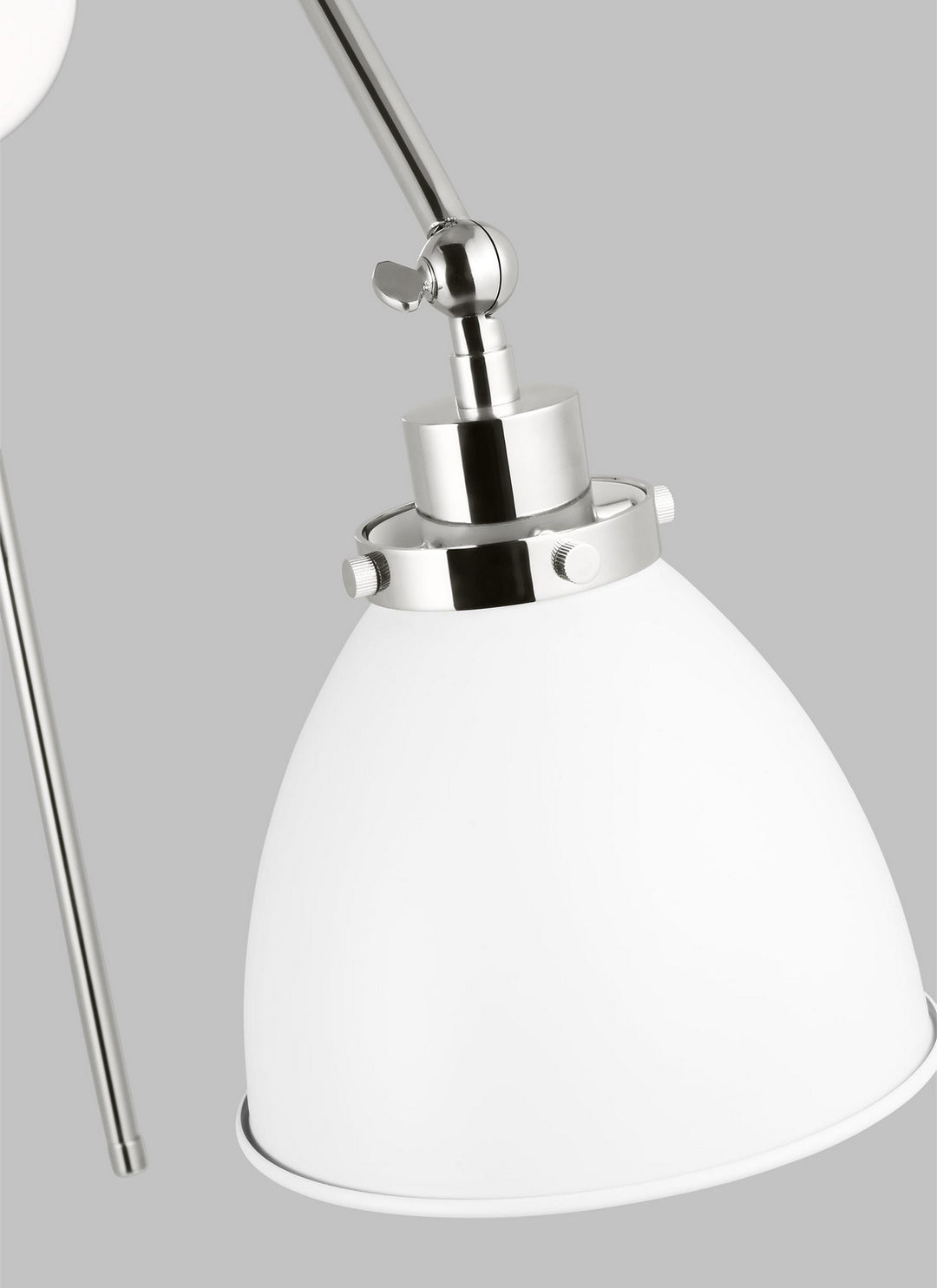 Visual Comfort Studio Canada - CW1161MWTPN - One Light Wall Sconce - Wellfleet - Matte White and Polished Nickel