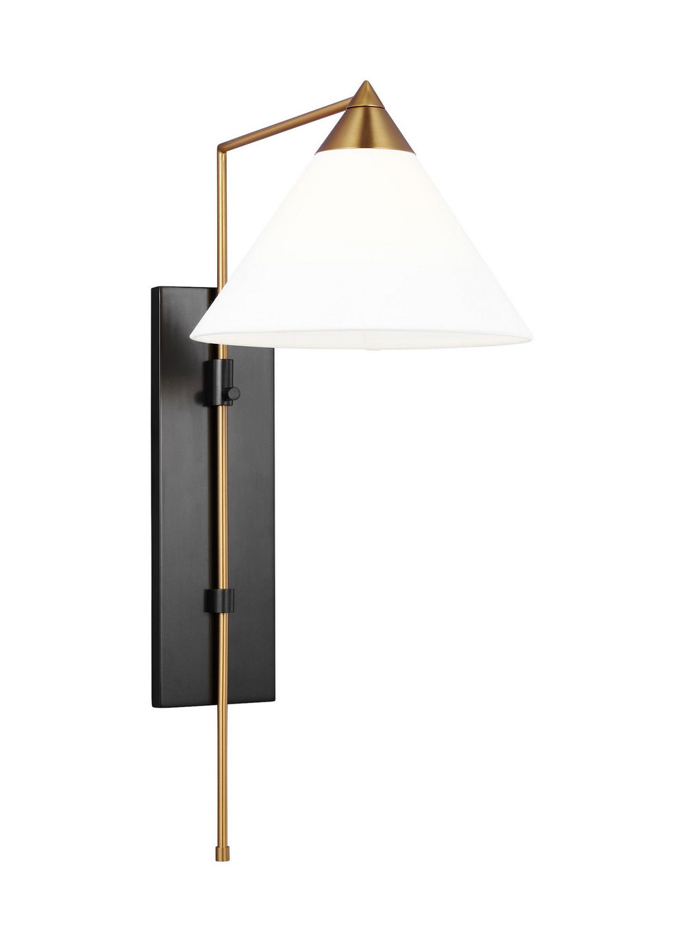 Visual Comfort Studio Canada - KWL1121BBSBNZ - One Light Wall Sconce - Franklin - Burnished Brass and Deep Bronze