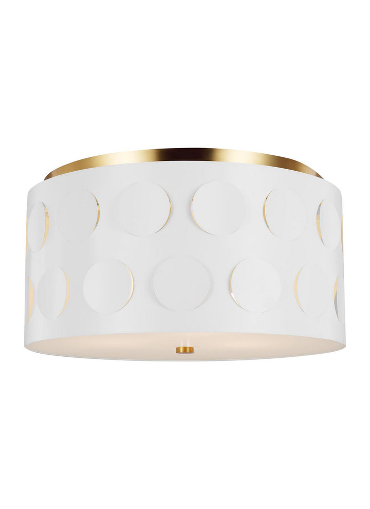 Visual Comfort Studio Canada - KSF1013BBS - Three Light Flush Mount - Dottie - Burnished Brass