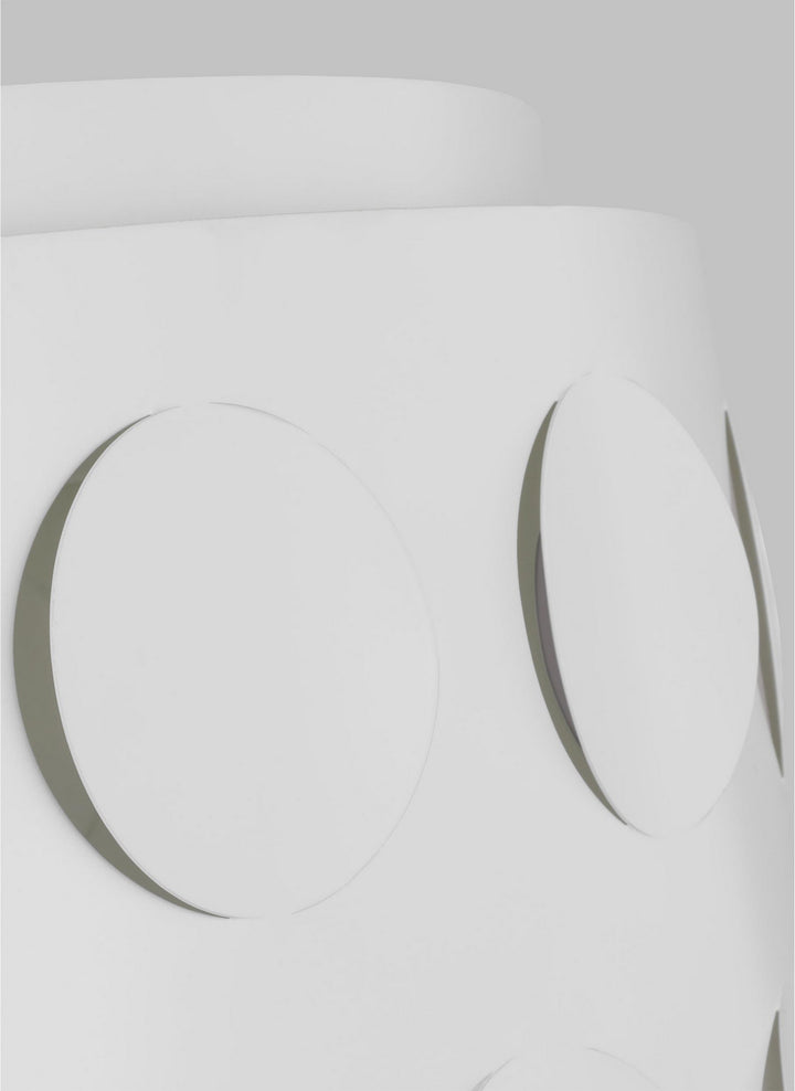 Visual Comfort Studio Canada - KSF1013MWT - Three Light Flush Mount - Dottie - Matte White