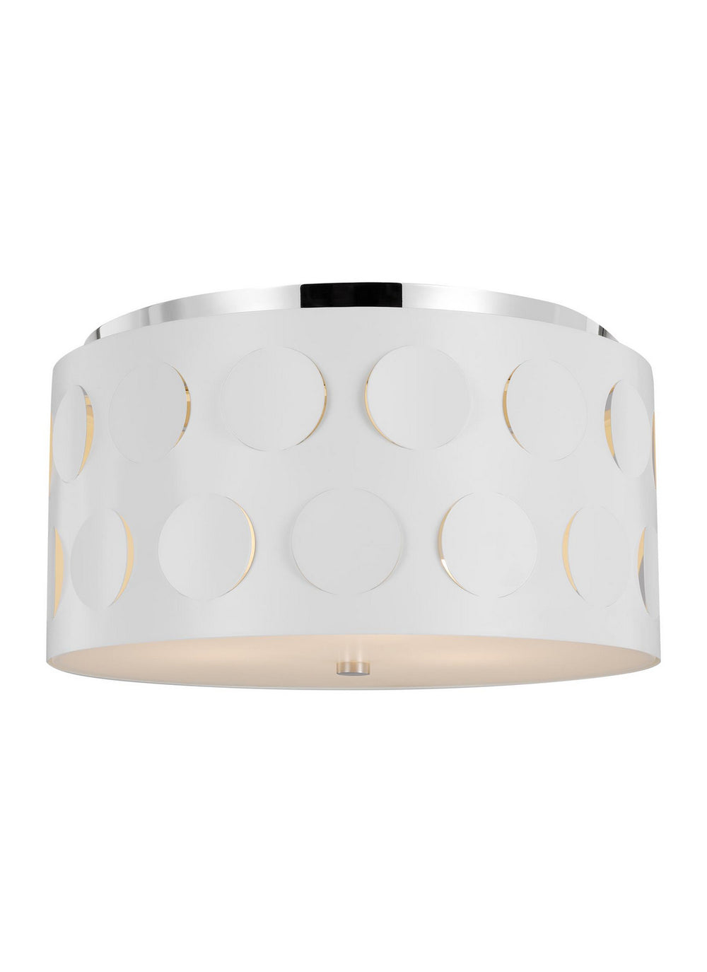 Visual Comfort Studio Canada - KSF1013PN - Three Light Flush Mount - Dottie - Polished Nickel