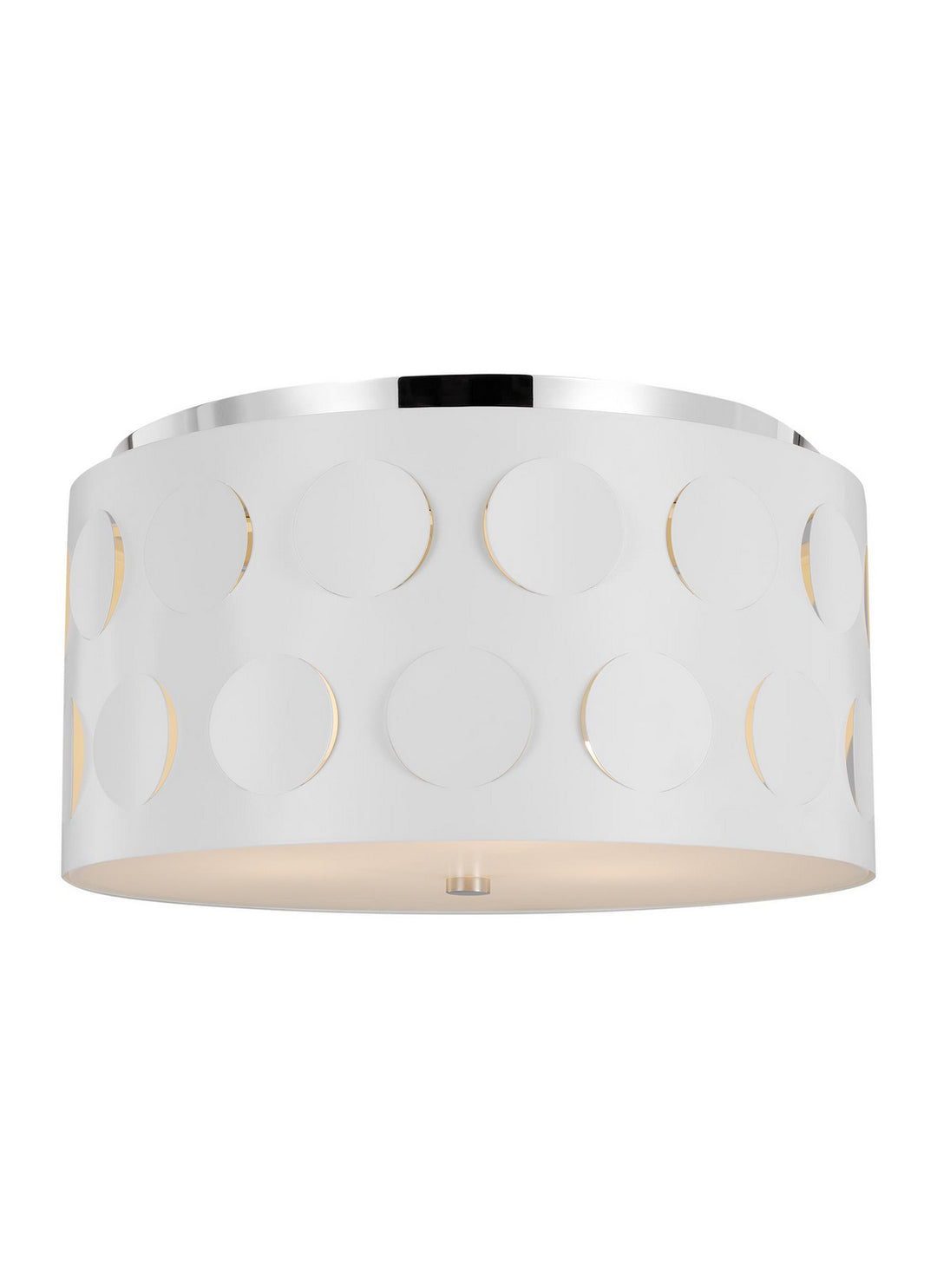 Visual Comfort Studio Canada - KSF1013PN - Three Light Flush Mount - Dottie - Polished Nickel