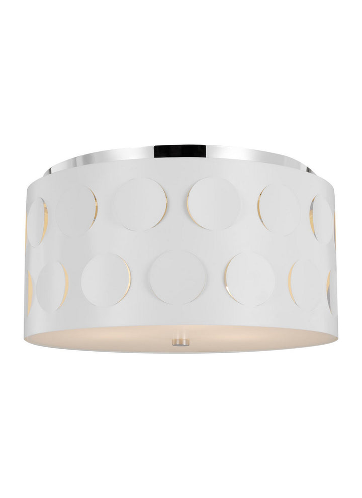 Visual Comfort Studio Canada - KSF1013PN - Three Light Flush Mount - Dottie - Polished Nickel