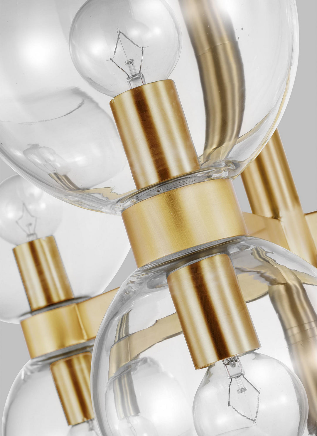 Visual Comfort Studio Canada - KSC10018BBSCG - 18 Light Chandelier - Londyn - Burnished Brass with Clear Glass